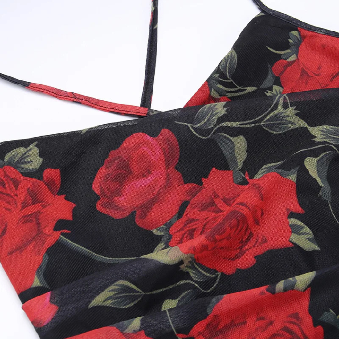 Cora – Women’s Floral Maxi Dress with Spaghetti Straps - Auvrya