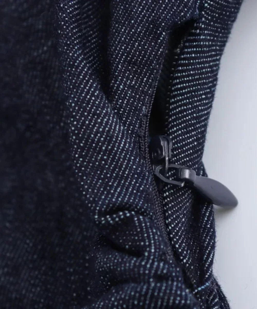 Evelyn – Women’s Denim Midi Dress Slim Fit with Ruched Waist - Auvrya