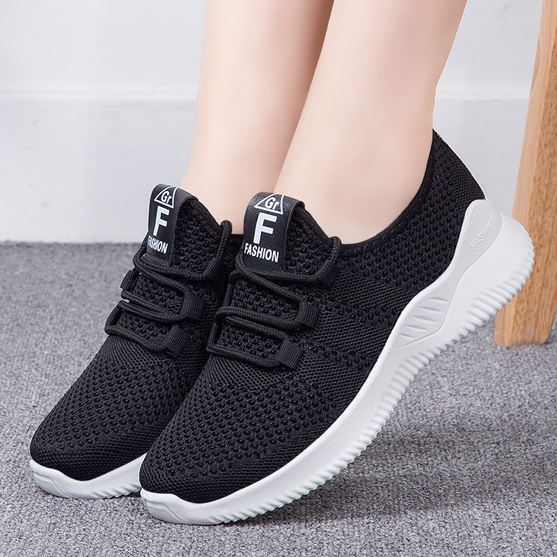 Women’s Breathable Woven Sneakers – Lightweight, Comfortable Everyday Shoes