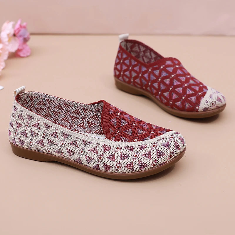 Cataleya – Women’s Lightweight Slip-On Flats with Soft Non-Slip Sole