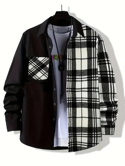 Andrew – Men’s Casual Long Sleeve Shirt Silk Bamboo Blend