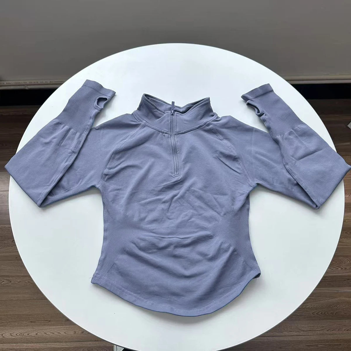 Edith – Women’s Half Zip Gym Jacket with Long Sleeves & Breathable Fit