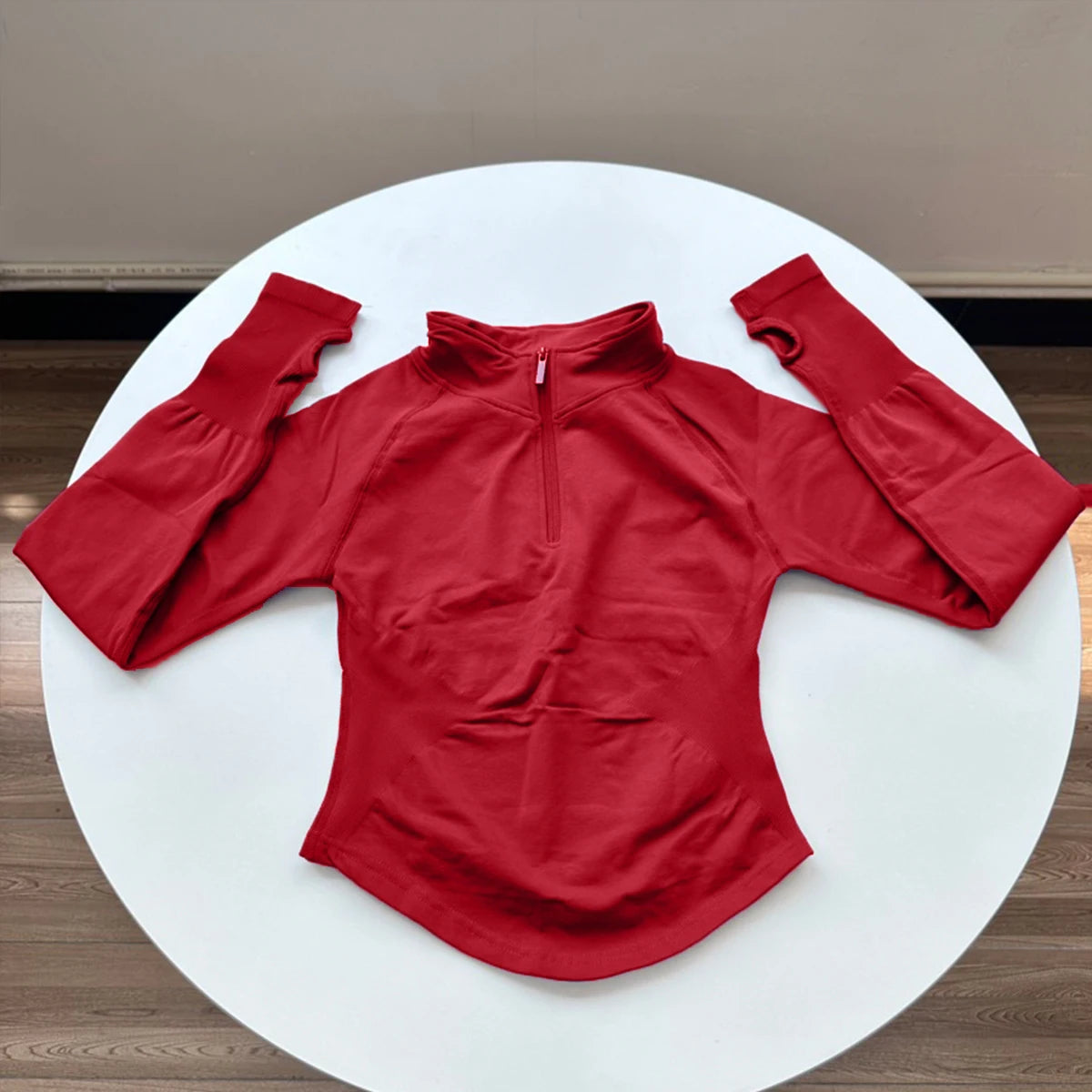 Edith – Women’s Half Zip Gym Jacket with Long Sleeves & Breathable Fit