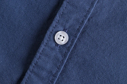 John – Men’s Oxford Cotton Long-Sleeve Casual Button-Down Shirt