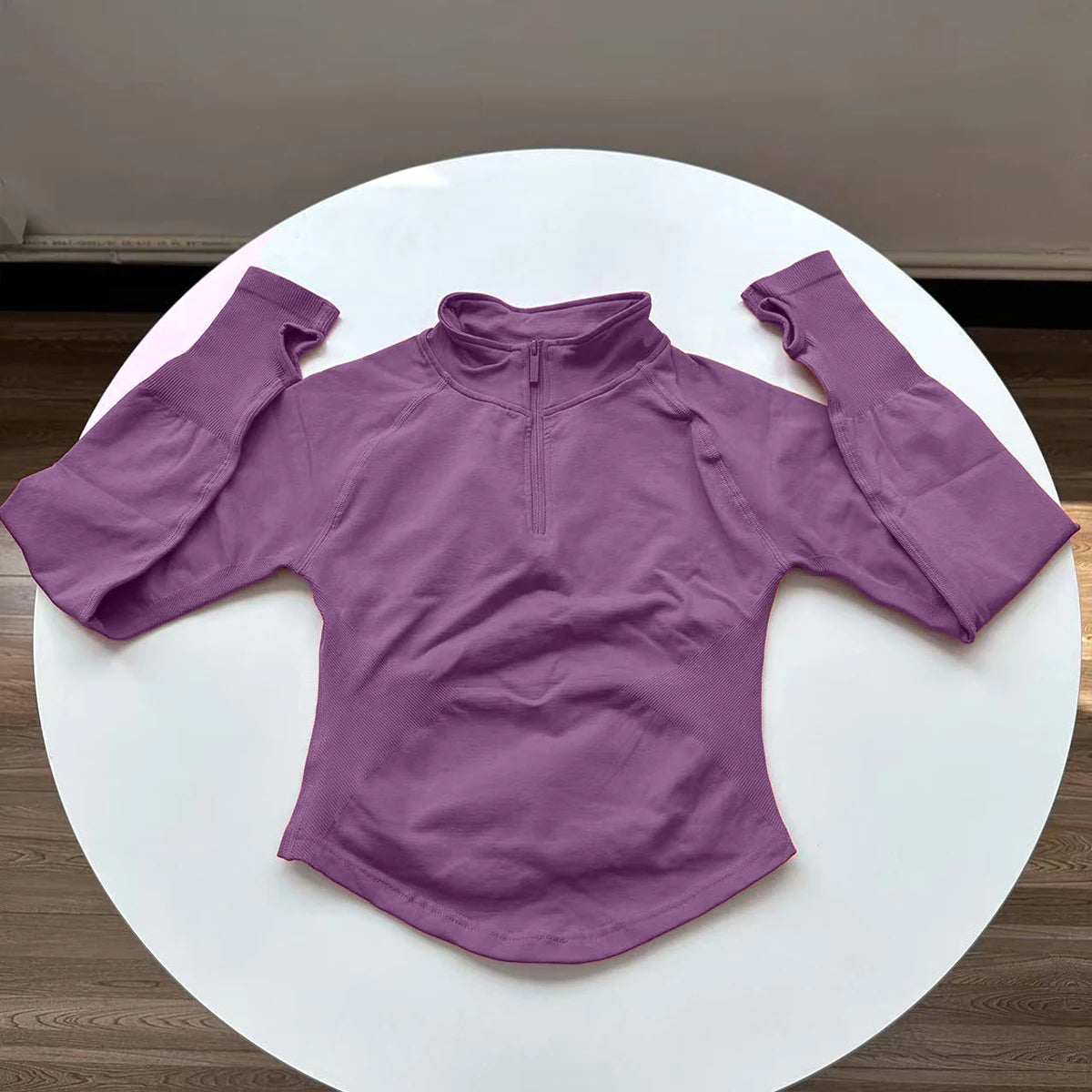 Edith – Women’s Half Zip Gym Jacket with Long Sleeves & Breathable Fit