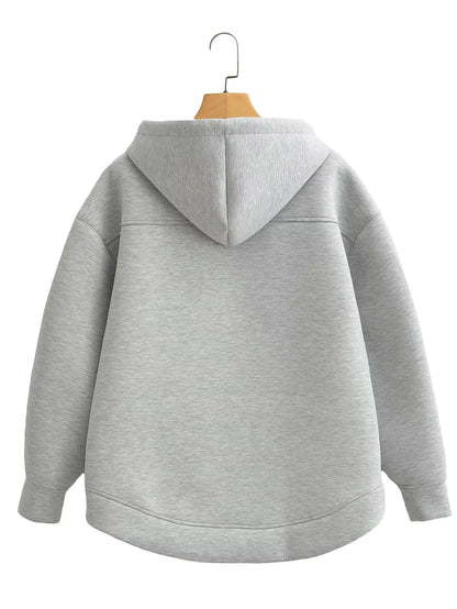 Francesca – Women’s Zip-Up Hoodie with Hood and Front Pockets
