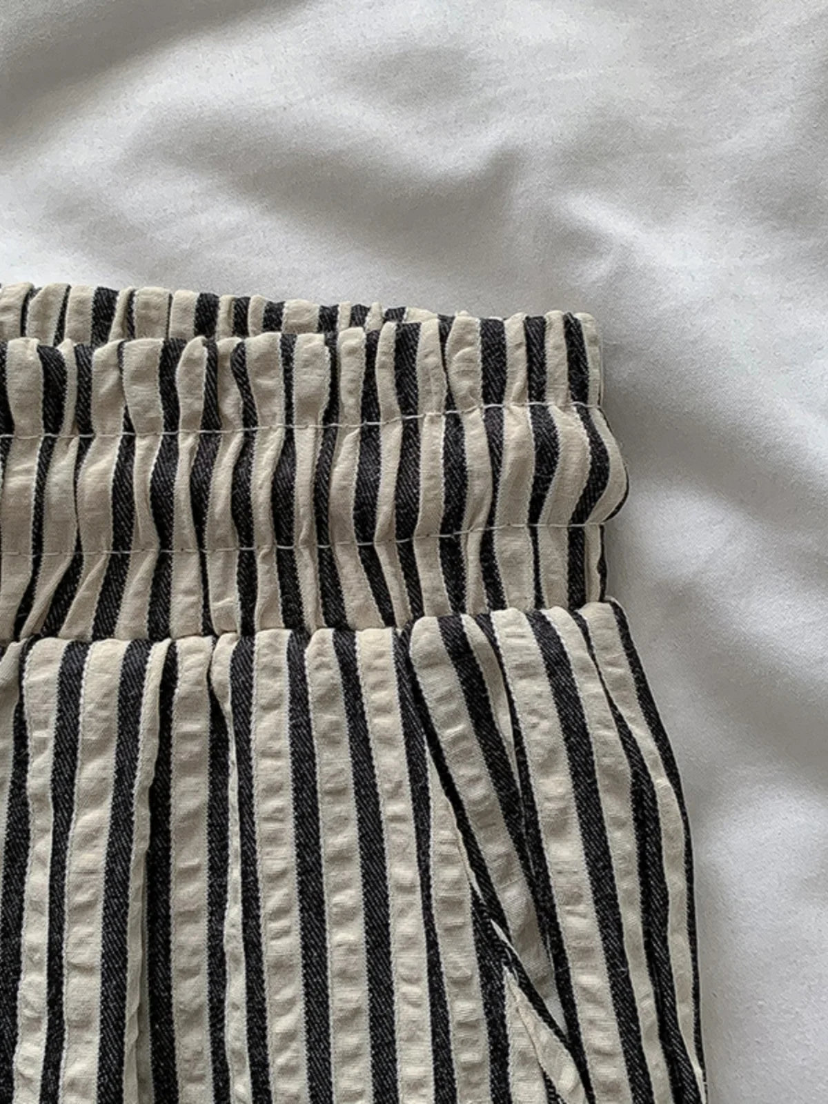 Arielle – Women’s High-Waisted Striped Wide-Leg Pants