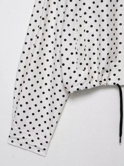 Kaliyah – Women’s Polka Dot Short Coat for Office & Casual Wear