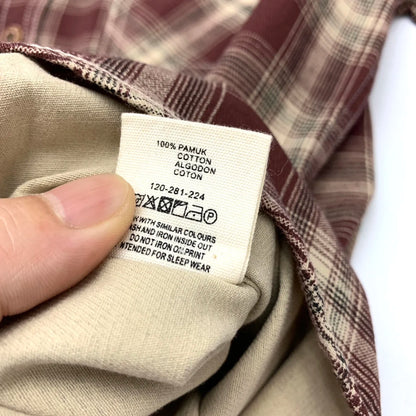 Matthew – Men’s Cotton Plaid Shirt Loose Fit Long Sleeve