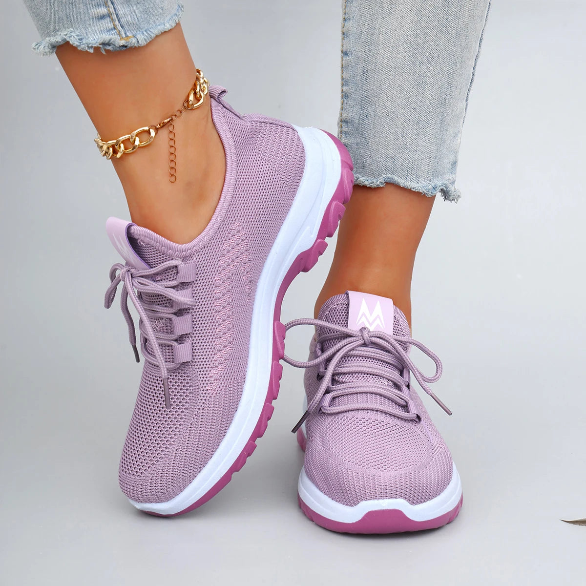 Mavis – Women’s Casual Lace-Up Sneakers Lightweight Breathable Shoes