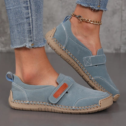 Cassandra – Women’s Handmade PU Leather Slip-On Loafers for Walking