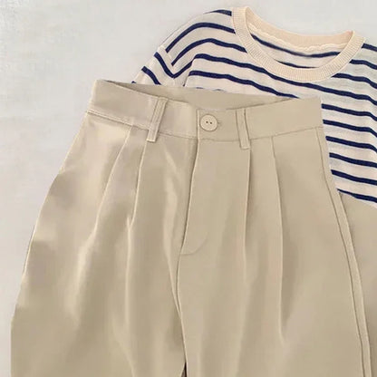 Joy – Women’s High-Waisted Pleated Wide-Leg Trousers