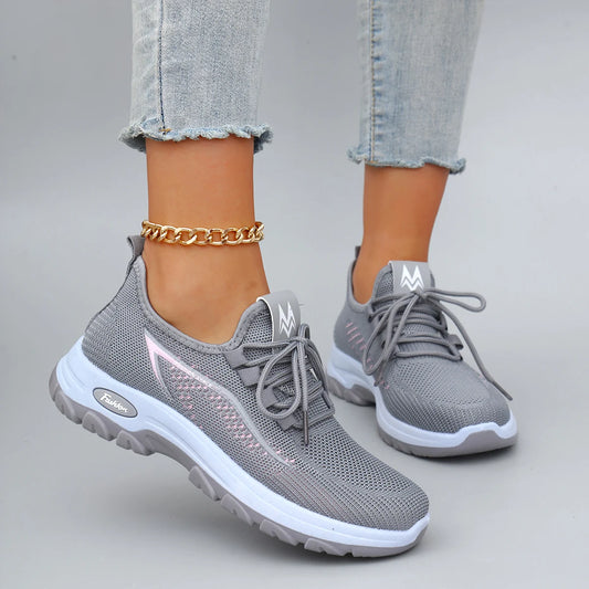 Mavis – Women’s Casual Lace-Up Sneakers Lightweight Breathable Shoes