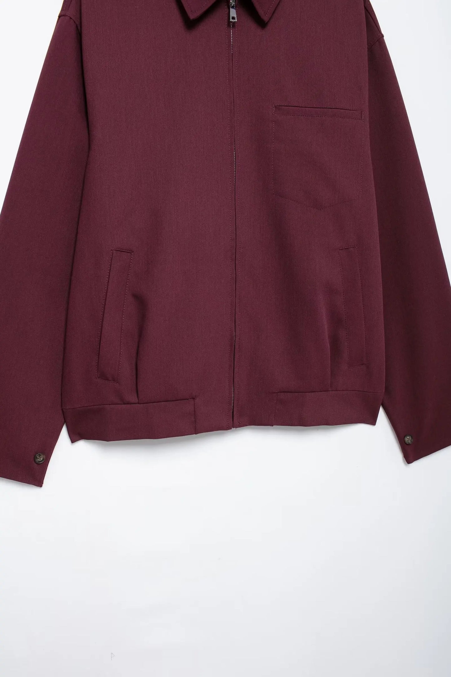 Khloe – Women’s Retro Zipper Bomber Jacket with Loose Fit