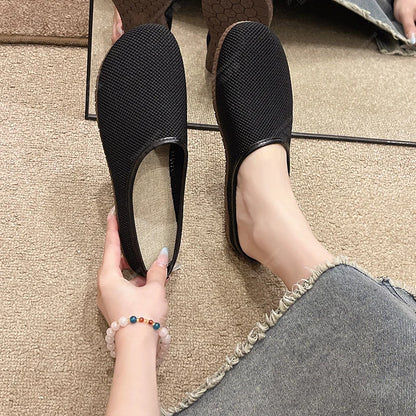 Calliope – Women’s Breathable Non-Slip Outdoor Flats in Nude