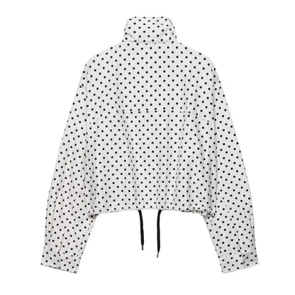 Kaliyah – Women’s Polka Dot Short Coat for Office & Casual Wear