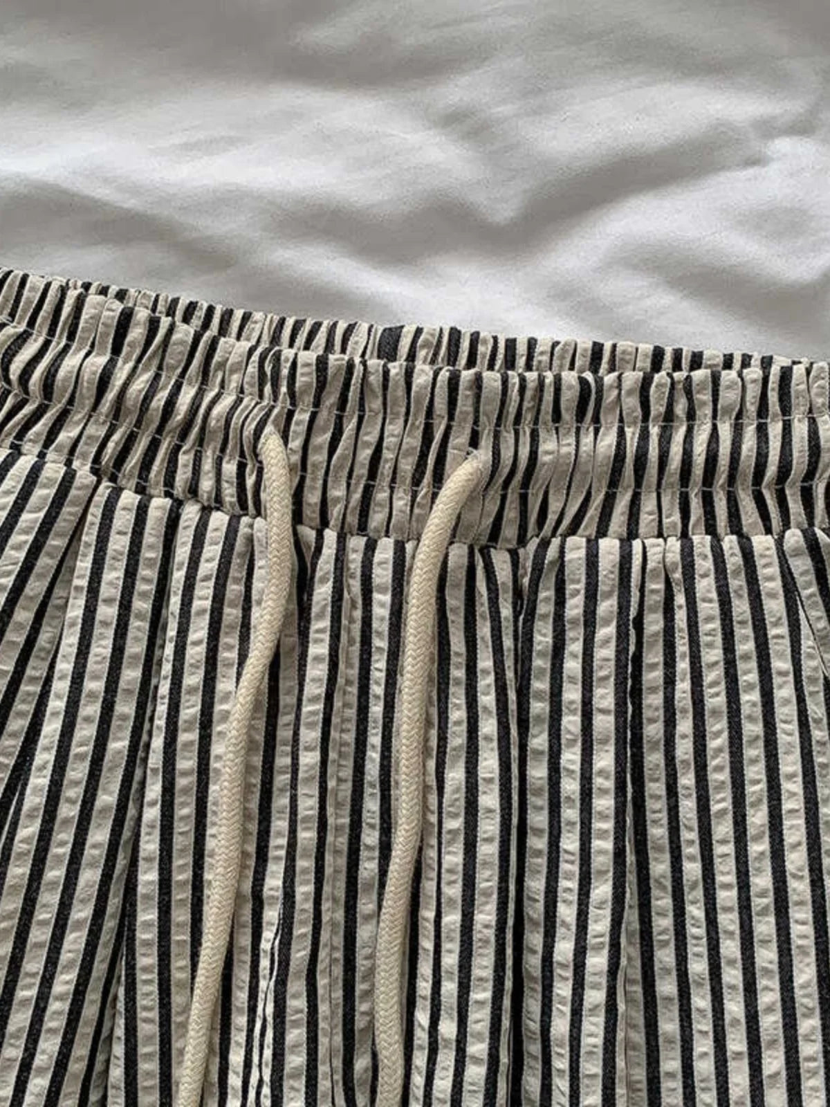 Arielle – Women’s High-Waisted Striped Wide-Leg Pants