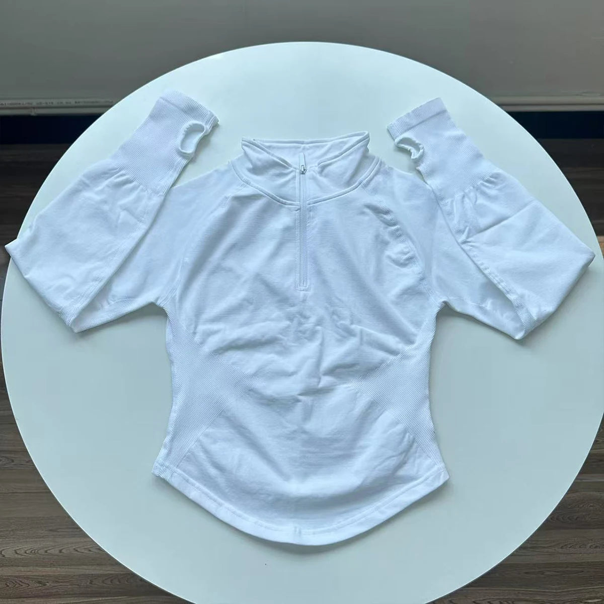 Edith – Women’s Half Zip Gym Jacket with Long Sleeves & Breathable Fit