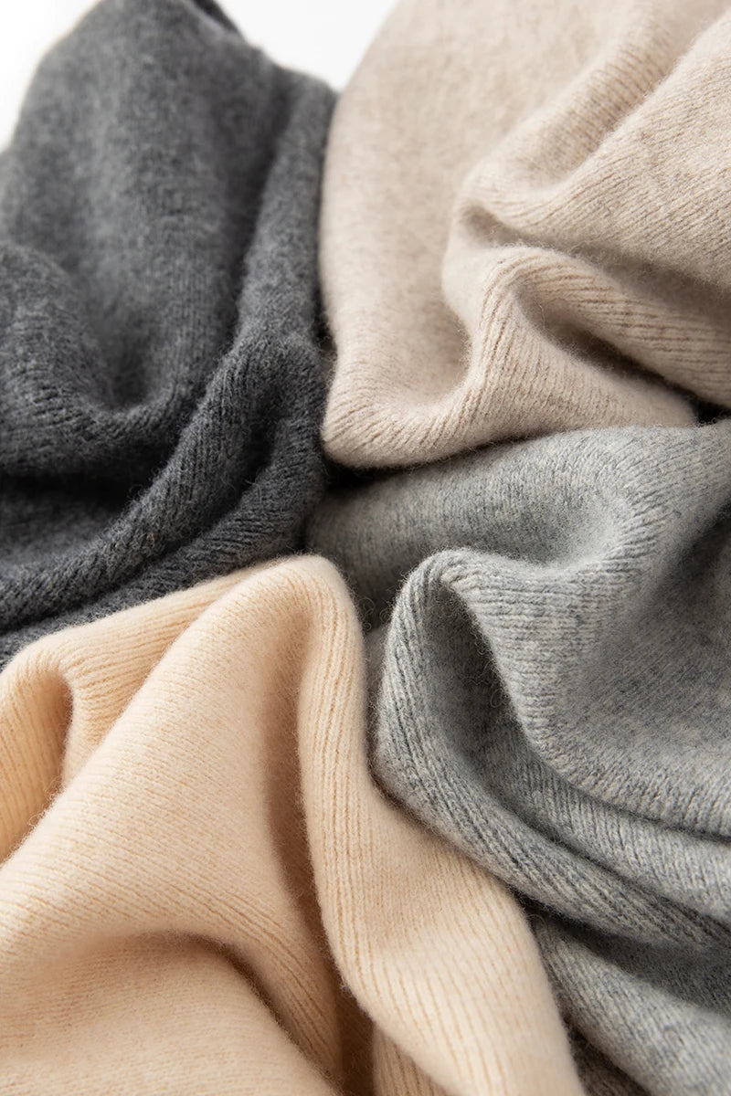 Annabelle – Women’s 100% Merino Wool Wide-Leg Knit Pants