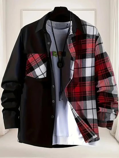 Andrew – Men’s Casual Long Sleeve Shirt Silk Bamboo Blend