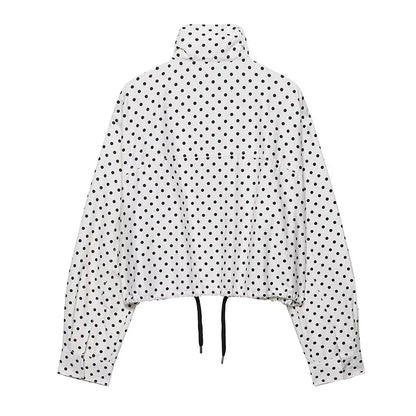 Kaliyah – Women’s Polka Dot Short Coat for Office & Casual Wear