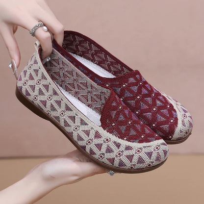 Cataleya – Women’s Lightweight Slip-On Flats with Soft Non-Slip Sole