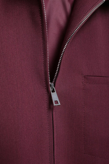 Khloe – Women’s Retro Zipper Bomber Jacket with Loose Fit