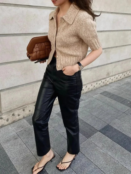 Fallon – Women’s Square Toe Sandals with Kitten Heel and Back Strap