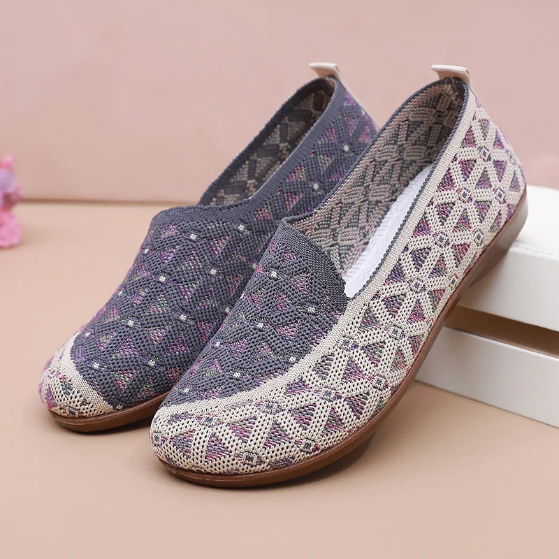 Cataleya – Women’s Lightweight Slip-On Flats with Soft Non-Slip Sole