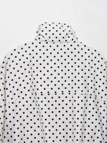 Kaliyah – Women’s Polka Dot Short Coat for Office & Casual Wear