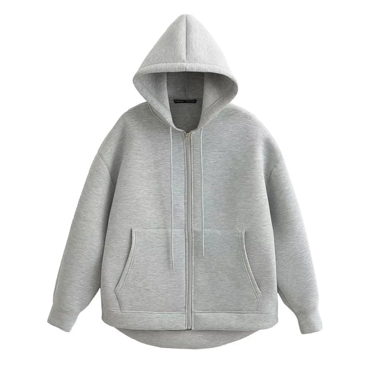 Francesca – Women’s Zip-Up Hoodie with Hood and Front Pockets