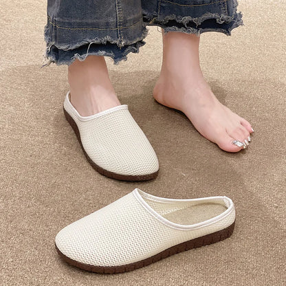 Calliope – Women’s Breathable Non-Slip Outdoor Flats in Nude