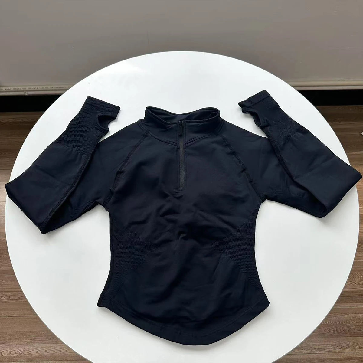 Edith – Women’s Half Zip Gym Jacket with Long Sleeves & Breathable Fit