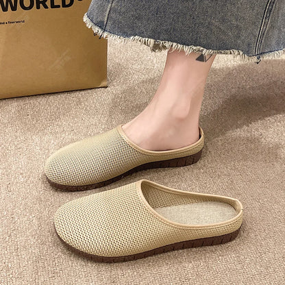 Calliope – Women’s Breathable Non-Slip Outdoor Flats in Nude