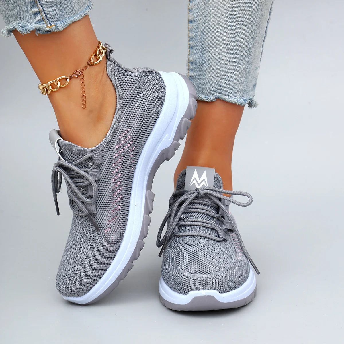 Mavis – Women’s Casual Lace-Up Sneakers Lightweight Breathable Shoes