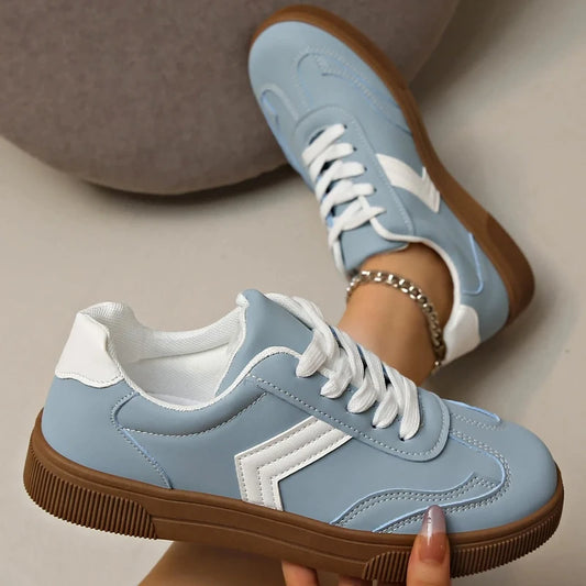 Cara – Women’s Casual PU Flat Shoes with Low Heel