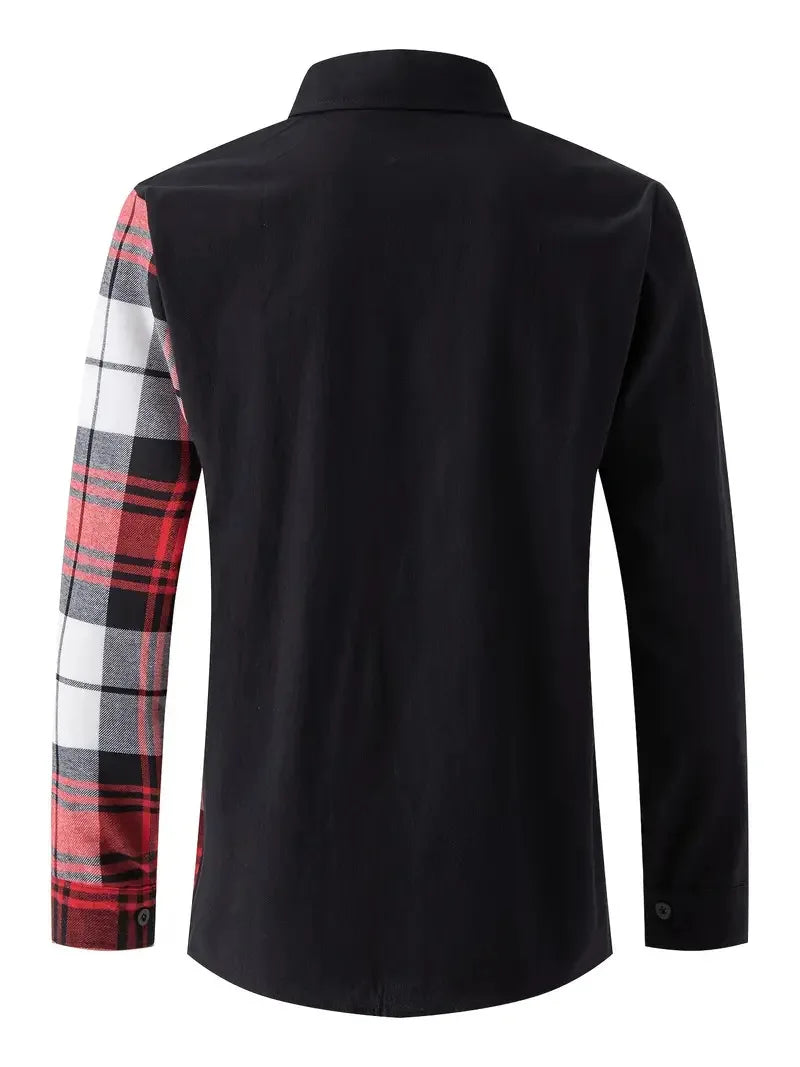 Andrew – Men’s Casual Long Sleeve Shirt Silk Bamboo Blend