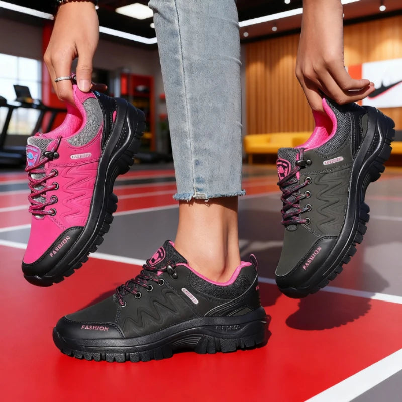 Giavanna – Women’s Waterproof Hiking Sneakers Non-Slip Walking Shoes