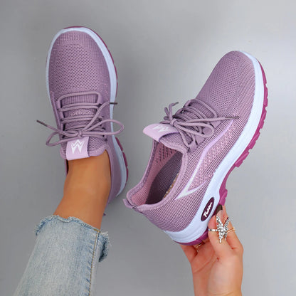 Mavis – Women’s Casual Lace-Up Sneakers Lightweight Breathable Shoes