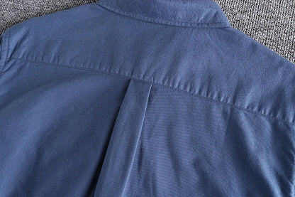 John – Men’s Oxford Cotton Long-Sleeve Casual Button-Down Shirt