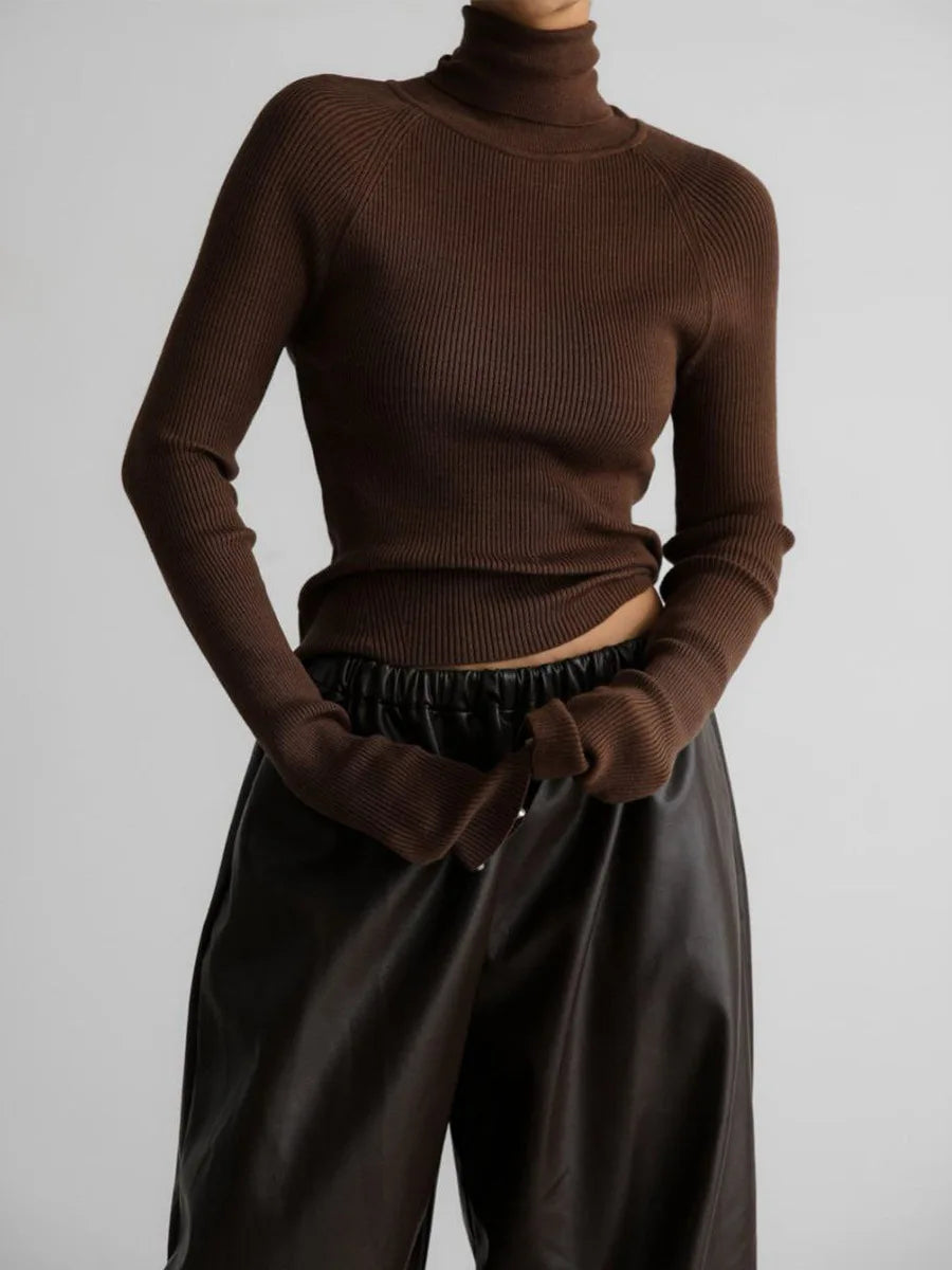 Dahlia – Women’s High-Waisted Faux Leather Balloon Pants