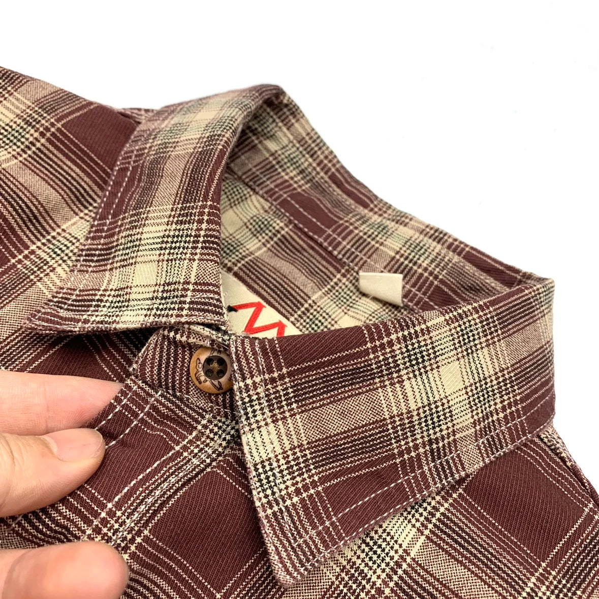 Matthew – Men’s Cotton Plaid Shirt Loose Fit Long Sleeve