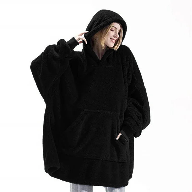 Miracle – Unisex Thick Double Fleece Hooded Jacket for Winter Warmth
