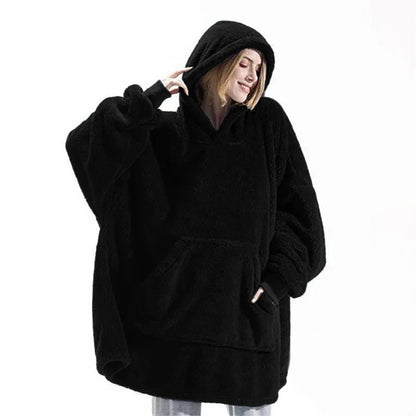 Miracle – Unisex Thick Double Fleece Hooded Jacket for Winter Warmth