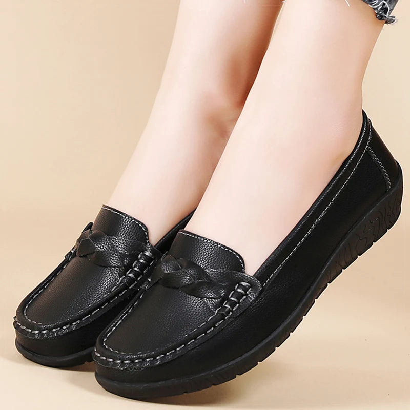 Millie – Women’s Soft Leather Slip-On Loafers