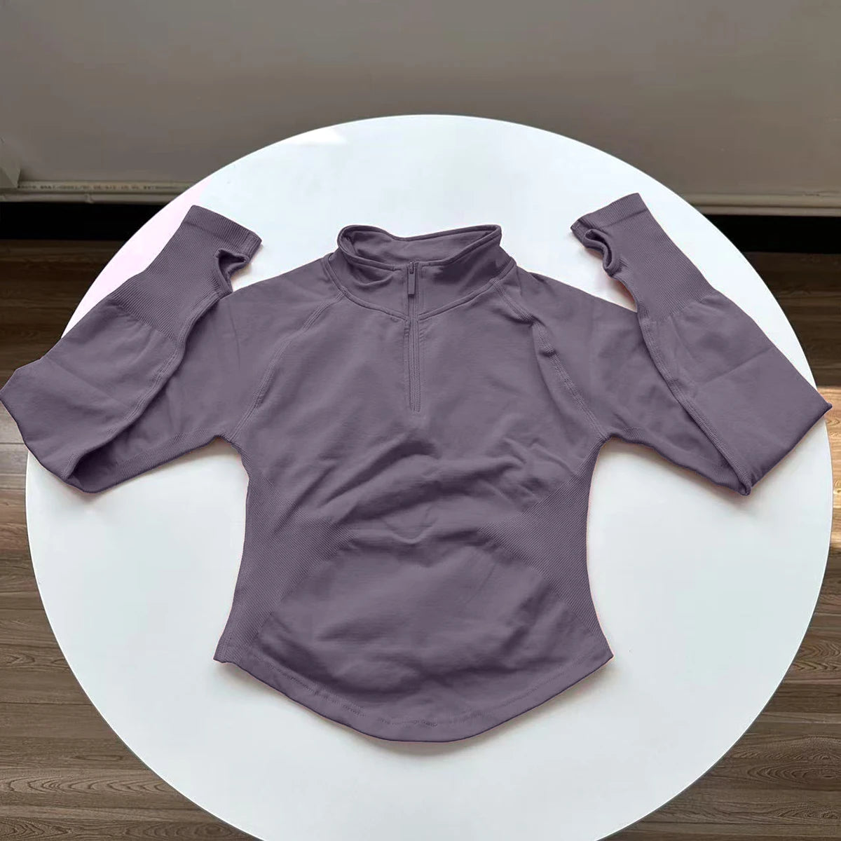 Edith – Women’s Half Zip Gym Jacket with Long Sleeves & Breathable Fit