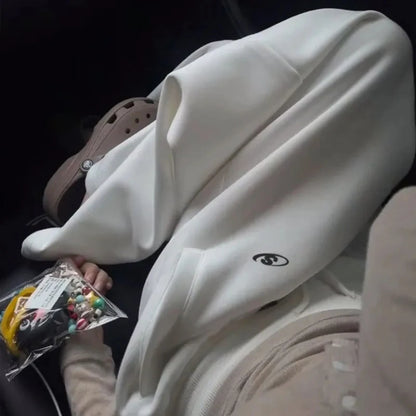 Maisie – Women’s Oversized Cotton Sweatpants High-Waisted Grey Trousers