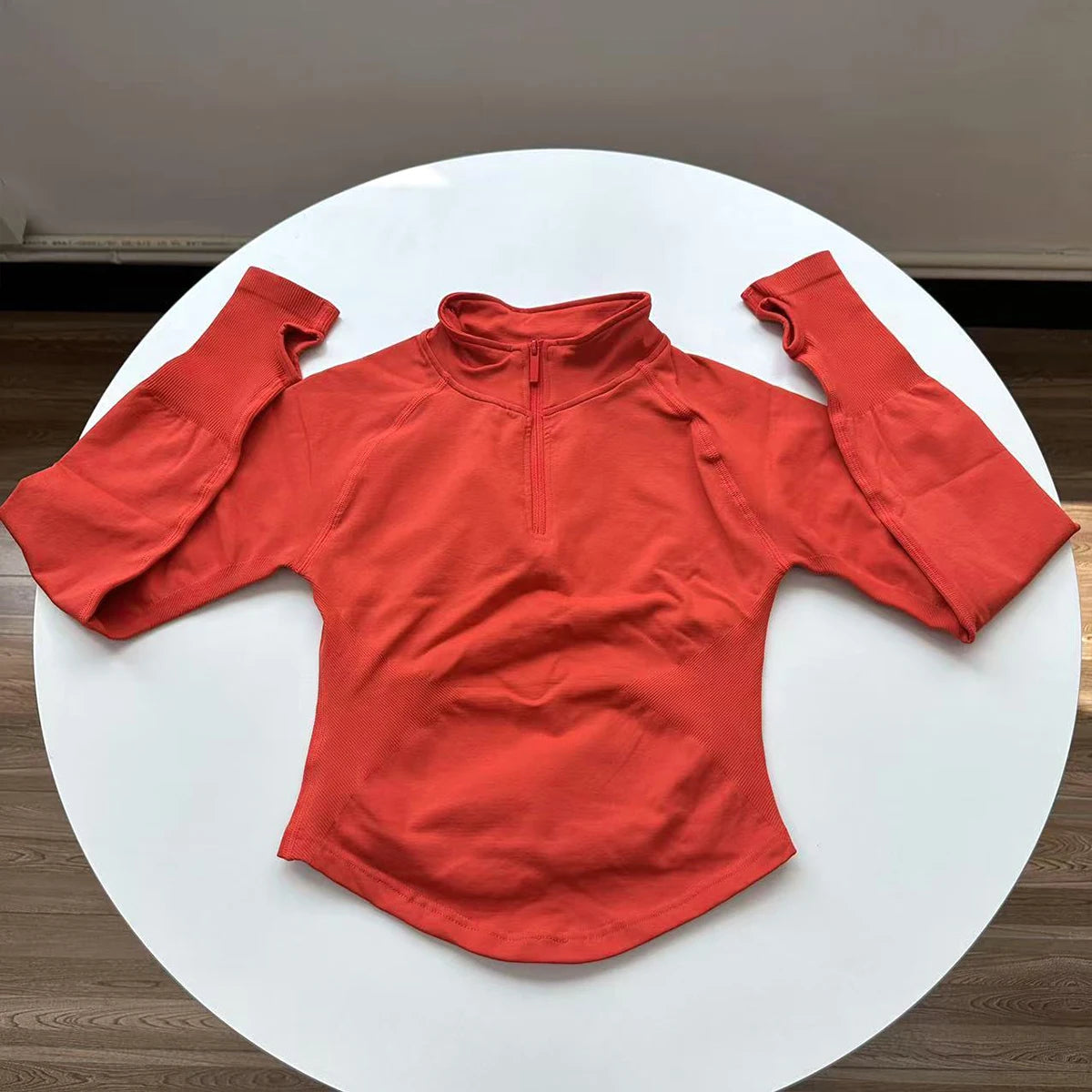 Edith – Women’s Half Zip Gym Jacket with Long Sleeves & Breathable Fit