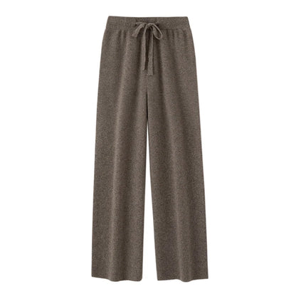 Annabelle – Women’s 100% Merino Wool Wide-Leg Knit Pants
