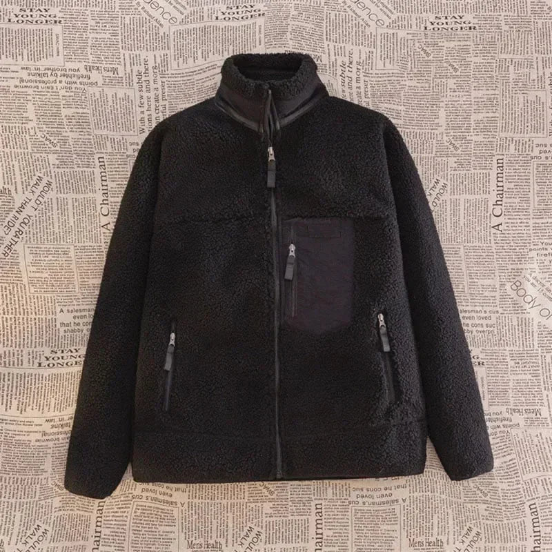 Emerald – Women’s Sherpa Fleece Zip-Up Jacket with Chest Pocket